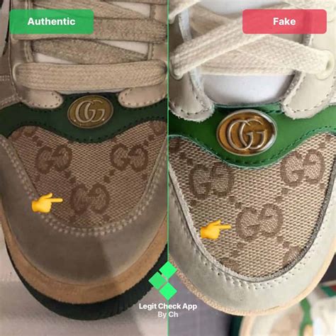 fake vs real gucci shoes